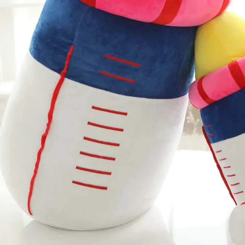 

25-60CM Cute Milk bottle Plush Toys Baby Bottle Pillow Soft Cushion stuffed plush kids toys Children's day