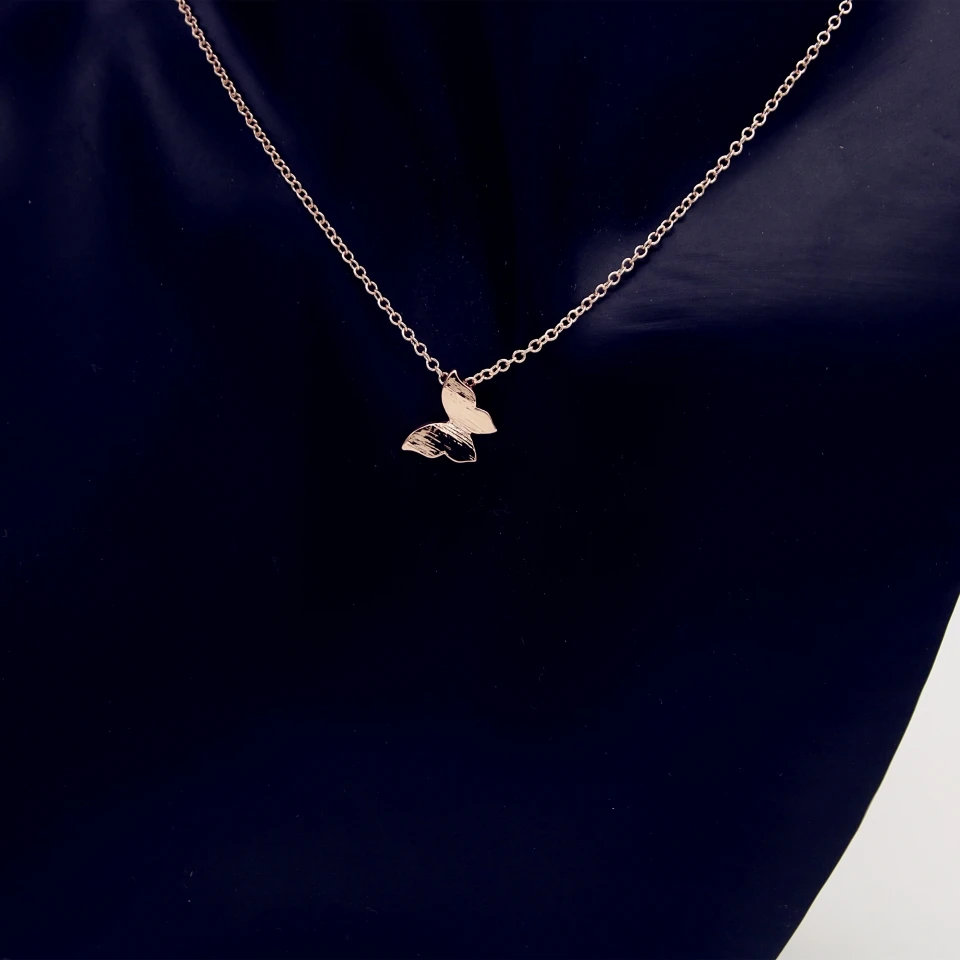 

Fashion plated Butterfly Necklace Pendant Necklace for women