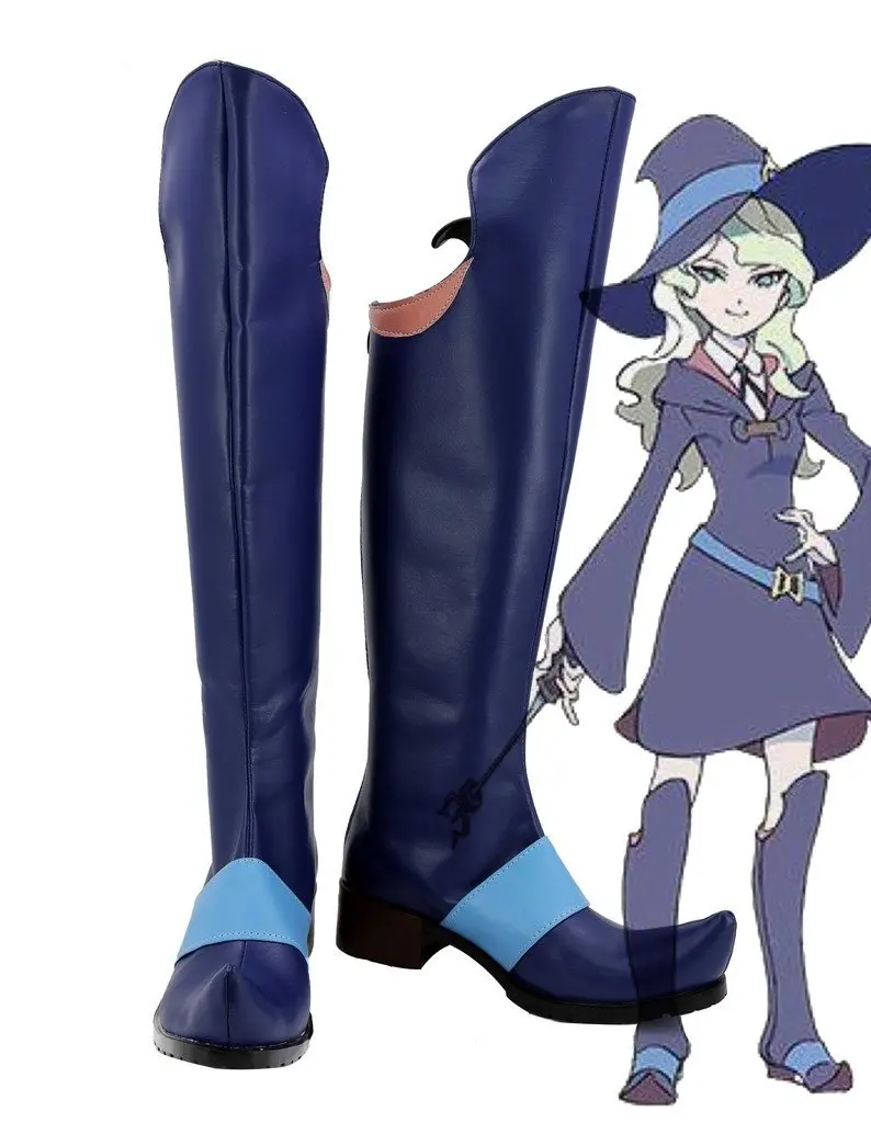 Little Witch Academia Diana Cavendish Boots Cosplay Shoes Boots Custom Made