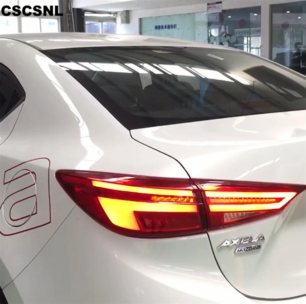 CSCSNL 1 комплект для Mazda3 Axela 2014 2015 2016 2017 хвост светильник Mazda 3 M3 s светодиодный фонарь