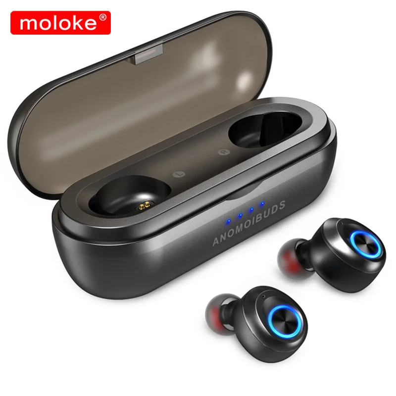 Moloke Bluetooth наушники TWS беспроводные Blutooth 5 0 Handsfree спортивные игровая
