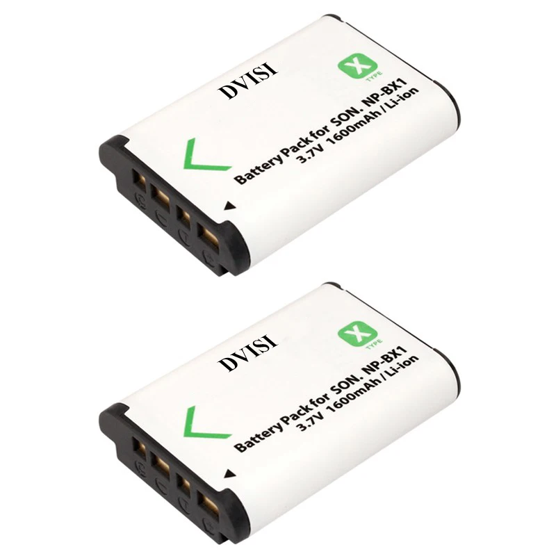 

3Pcs/lot 3.7V 1600mAh NP-BX1 BX1 Camera Batteries pack For Sony DSC-RX100 RX100 HDR-AS15