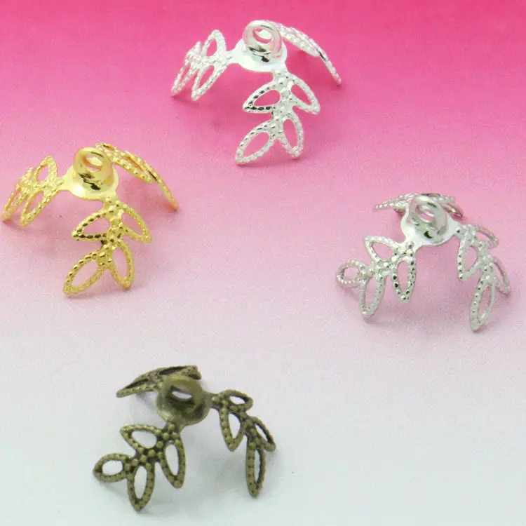 30 шт 12 мм Три цветка крышка соединитель застежка для стеклянный шар рукоделие