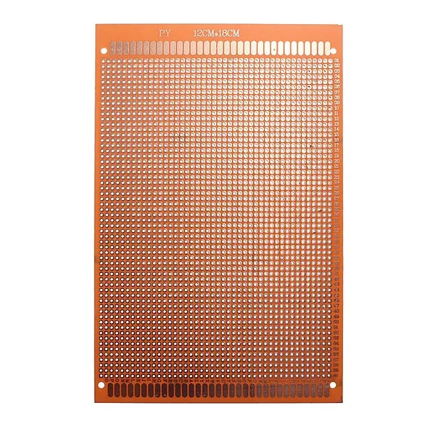 Горячая Распродажа 1 шт. PCB прототип печатная плата макетная плата прототип Stripboard 12x18 см простая ссылка на отдельные отверстия