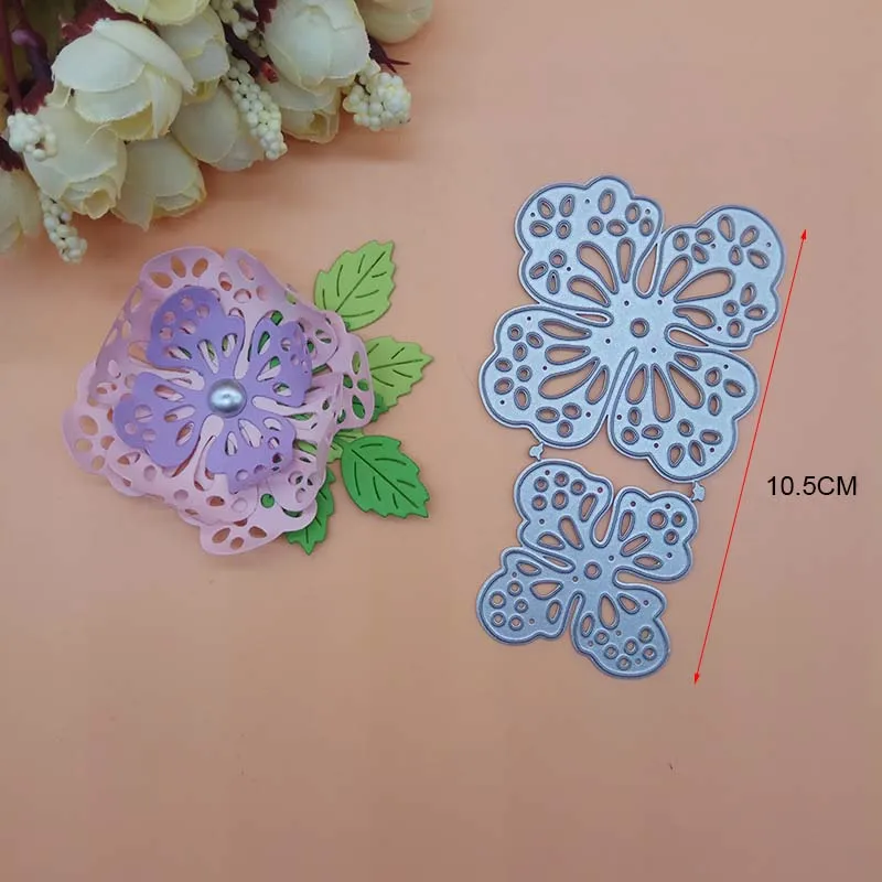 

New Arrival Flower Floral Rose Cutting die Cutter 2018 Knife mold for Paper Craft Scrapbooking die and stamp Card making DIY