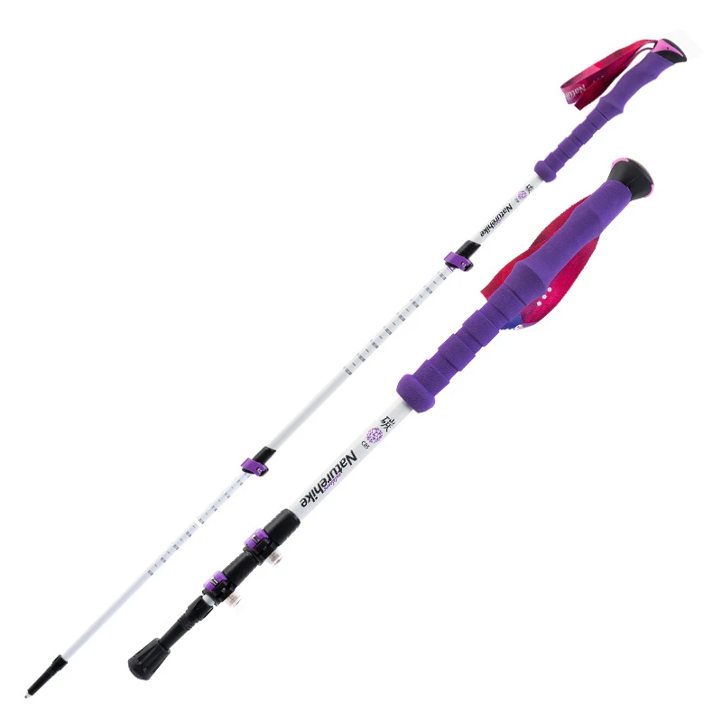 Походные палки NatureHike треккинговые сверхлегкие складные для прогулок