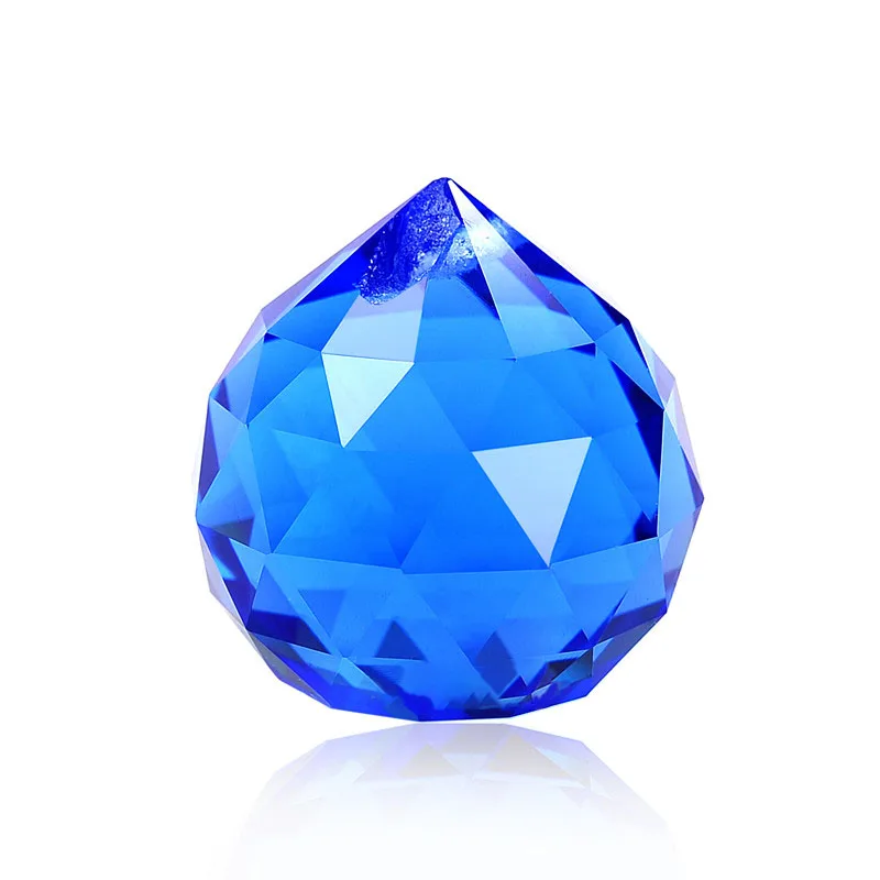 Кристальные подвески для люстр 1 шт. хрустальные бусины круглые шарики граненые