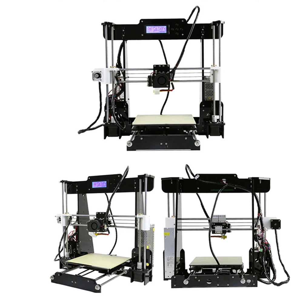 Высокая точность рабочего стола Prusa i3 DIY 3D принтеры ЖК-экран для самостоятельной сборки USB/sd-карты дешевые Anet 3D принтеры в евро/США склад