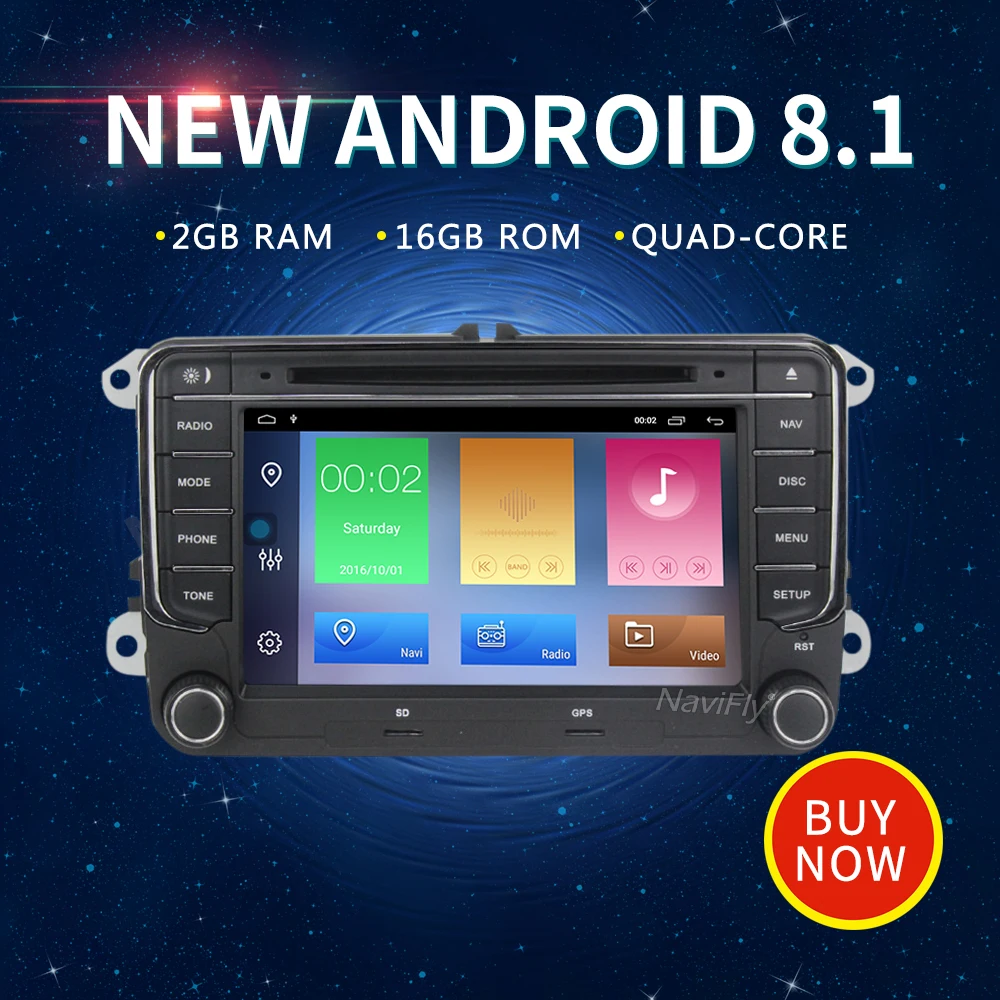 Немецкая панель! android 8,1 автомобильный Радио gps dvd-плеер для Фольксваген Пассат Б5 B6 Поло Гольф 5 6 MAGOTAN CC Tiguan Bora wifi BT FM