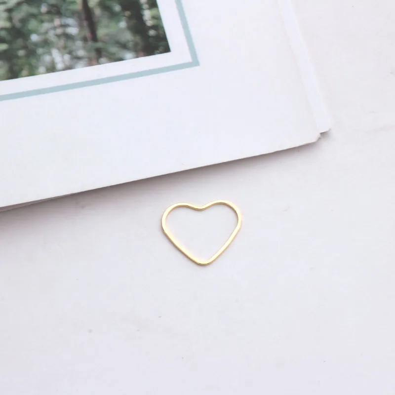 Style 9 6 шт. 24K позолоченные латунные нестандартные круглые закрытые кольца для ювелирных изделий, изготовления сережек, поиск аксессуаров - Цвет: Style 9