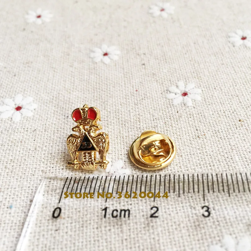 20 шт. маленькая эмалированная брошь в виде Красной короны совы | Дом и сад