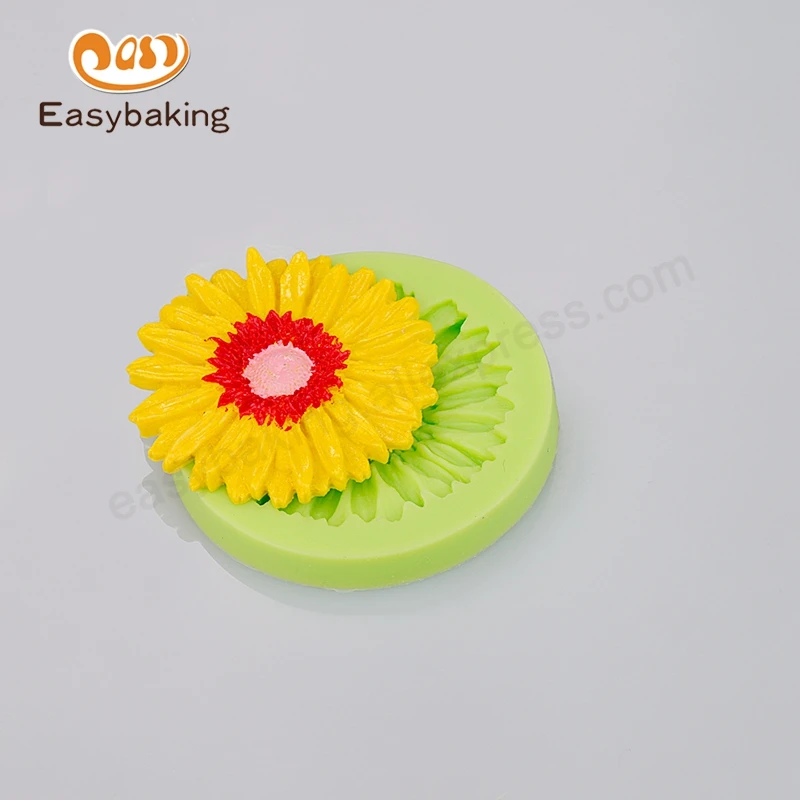 Sugarcraft Украшение торта силиконовая форма для помадки Gerbera Jamesonii Подсолнух DIY