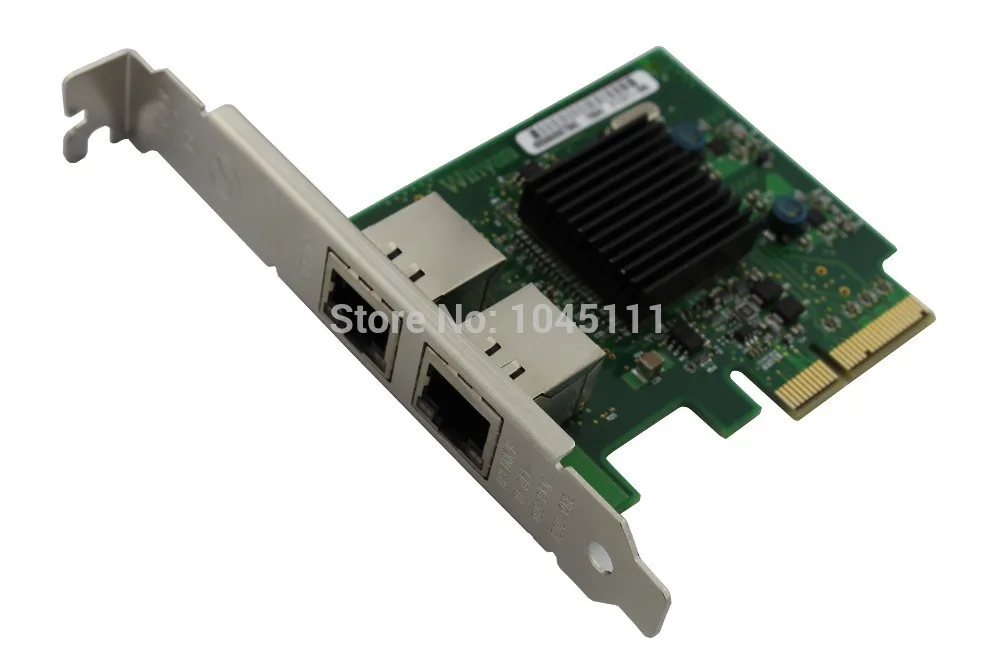 Winyao WY575T 1000 Мбит/с PCI-E X4 двойной порт RJ45 Ethernet сетевой сервер адаптер карта NIC VLAN ROS