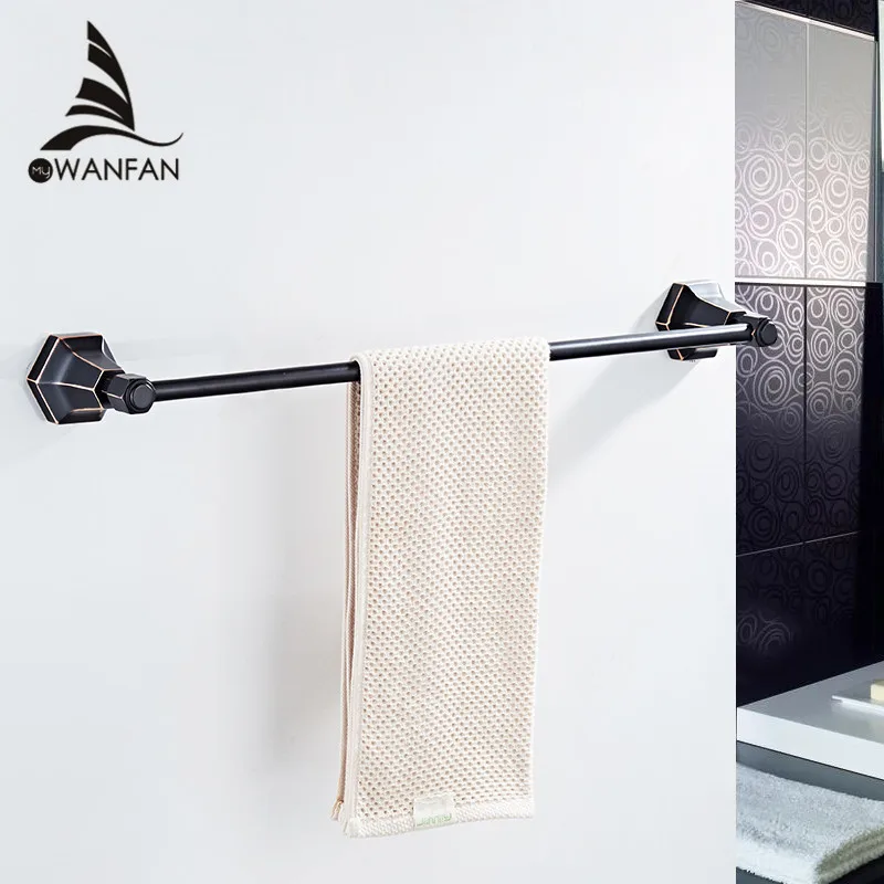 Один держатель для полотенец черного цвета настенный вешалка аксессуары ванной