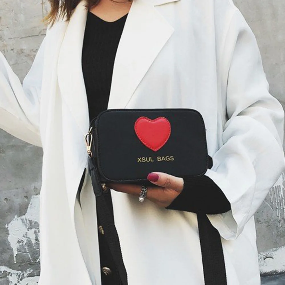 Женская Роскошная трендовая сумка через плечо с персиковым сердцем для девушек