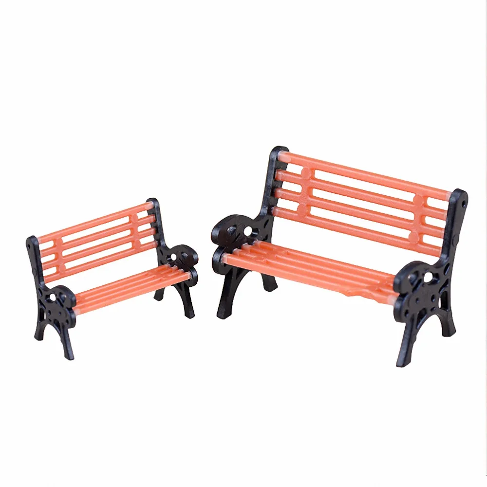 Искусственное кресло с откидывающейся спинкой для парка миниатюрное сказочное