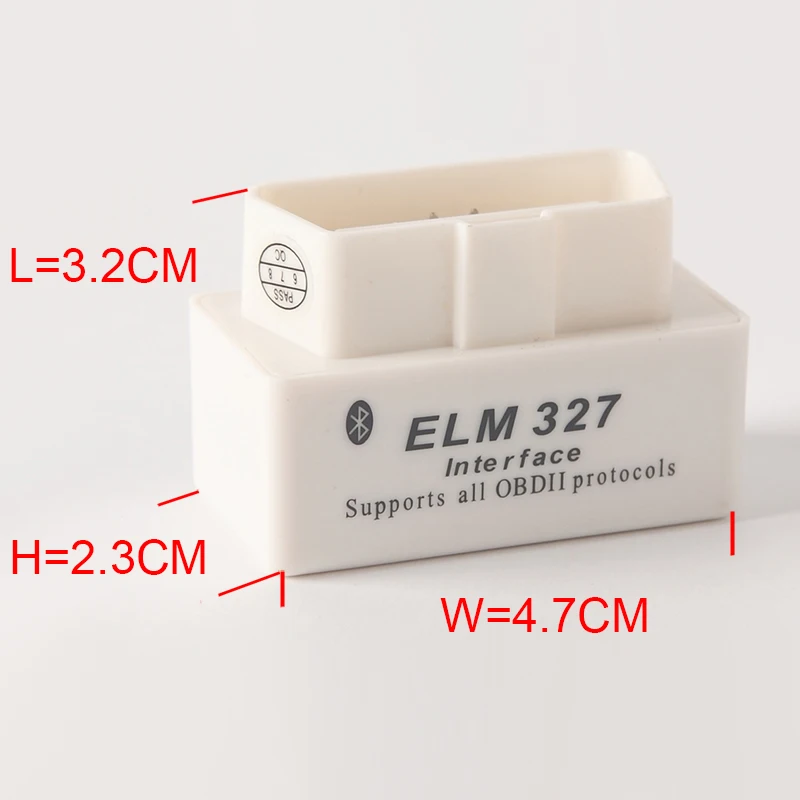 VIECAR V1.5 Super MINI ELM327 Bluetooth OBD2/OBDII ELM 327 версия 1 5 белый автоматический диагностический