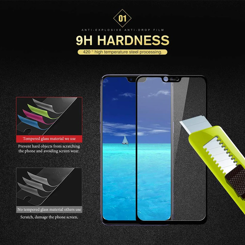 Защитная пленка из закаленного стекла для OPPO A83 A59 A3 F3 F5 F7 A5 A3S 3D 9H R15 R9S R9 R11 R11S
