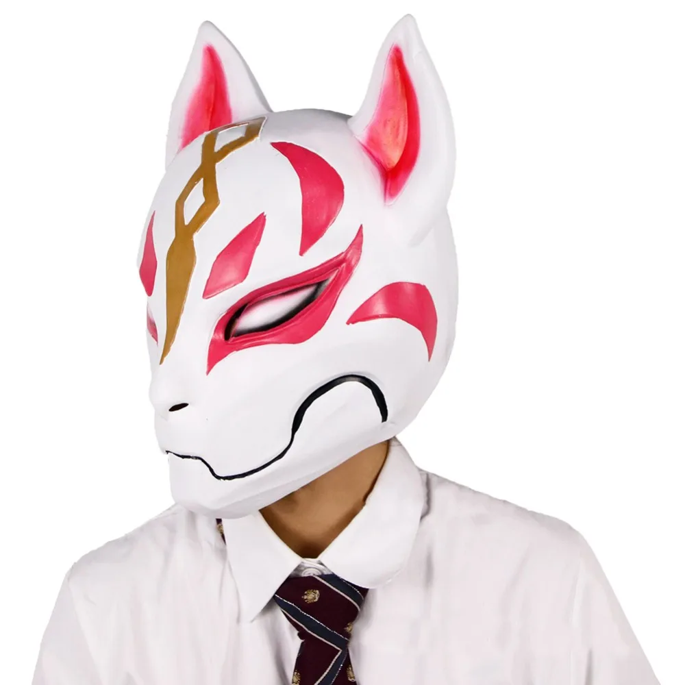 Игра дрейф Косплэй уход за кожей лица Fox МАСКА виде животного для наращивания на