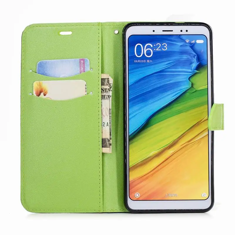 For Xiaomi Mi 5A 5X 6 6X Case dual color PU Leather Cover Luxury Flip Stand Xiao Mi6X Mi6 Mi5X Mi5A With Lanyard | Мобильные
