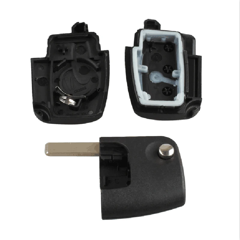 3 кнопки Uncut Blade Remote Car Key Refit чехол Чехол для Ford/Focus Fiesta C Max Ka откидной Складной