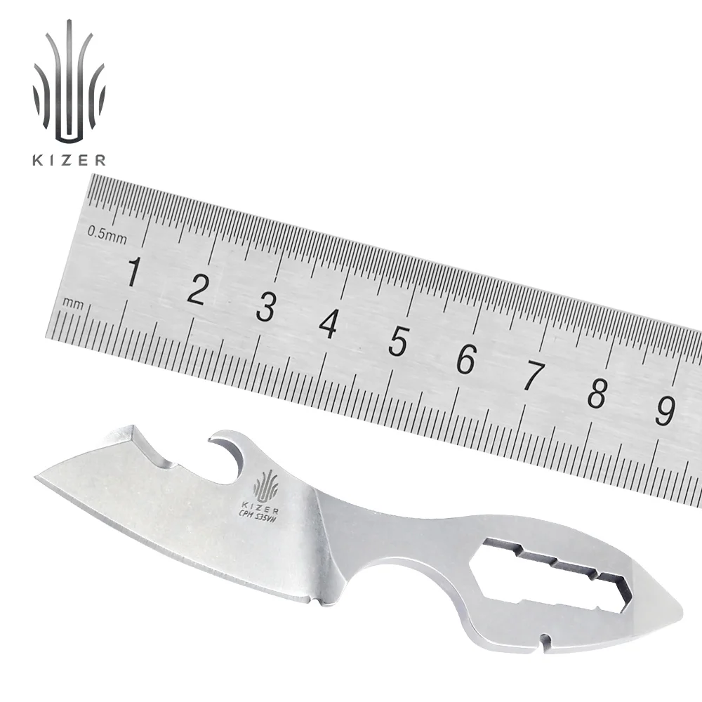 Нож с фиксированным лезвием Kizer Мини карманный нож для выживания маленький