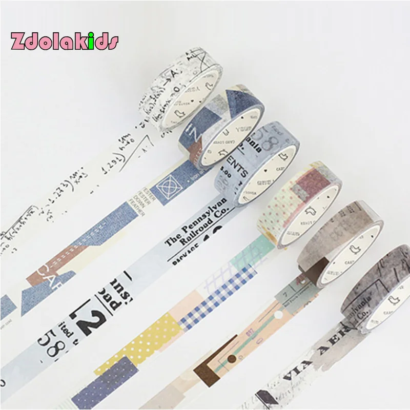 Винтажная клейкая лента для скрапбукинга креативная скрапбукинга|tape diy