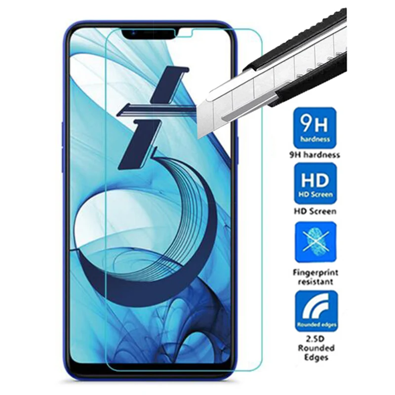 Высококачественное 9H закаленное стекло для OPPO AX5 защита экрана стеклянная