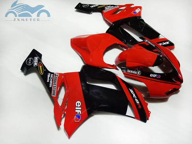 Бесплатная Обтекатели на заказ комплект для ZX6R 636 наборы обтекателей 2007 2008