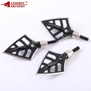 Linkboy, 36 шт., 125 зерна, 4 лезвия, искусственные наконечники, стрелы для уплотнения лука, охоты, стрельбы из лука