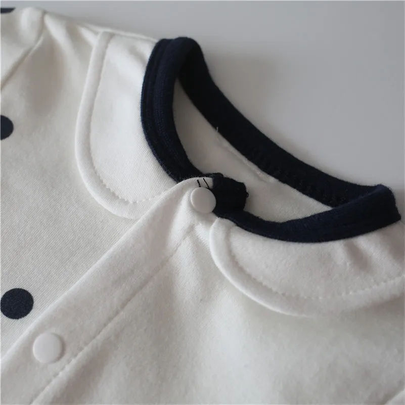 Детская одежда для младенцев Ромпер для девочек со длинным рукавом, изделие для малышей, хлопковый милый комбинезон.