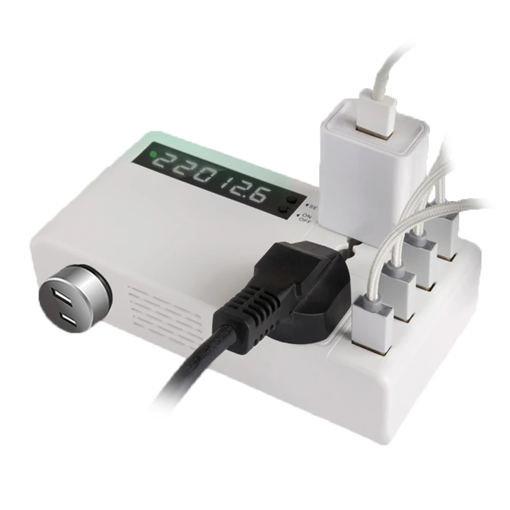 AoshikeCar инвертор питания DC 12 В к AC 220 4 USB Автомобильные аксессуары модифицированный