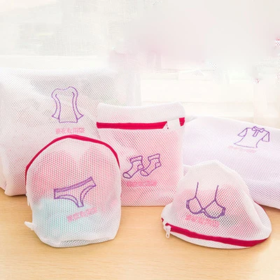 Двухслойный сетчатый защитный мешок для белья на молнии утолщенная одежда