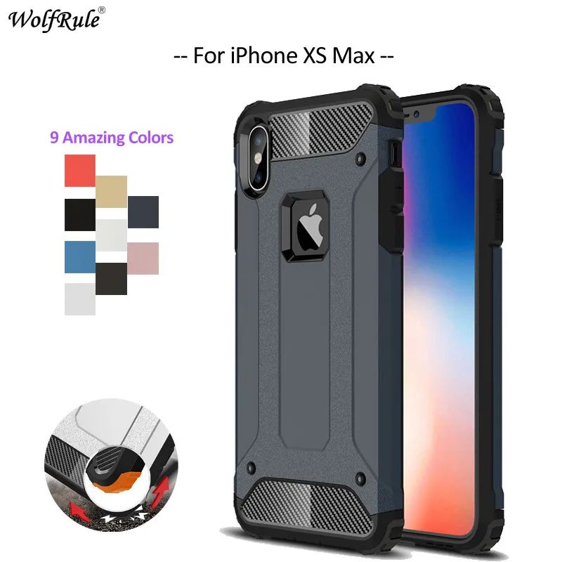 

Чехол для iPhone XS Max, чехол из ТПУ и ПК, защитный бампер, чехол для Apple iPhone XS Max, чехол 6,5''