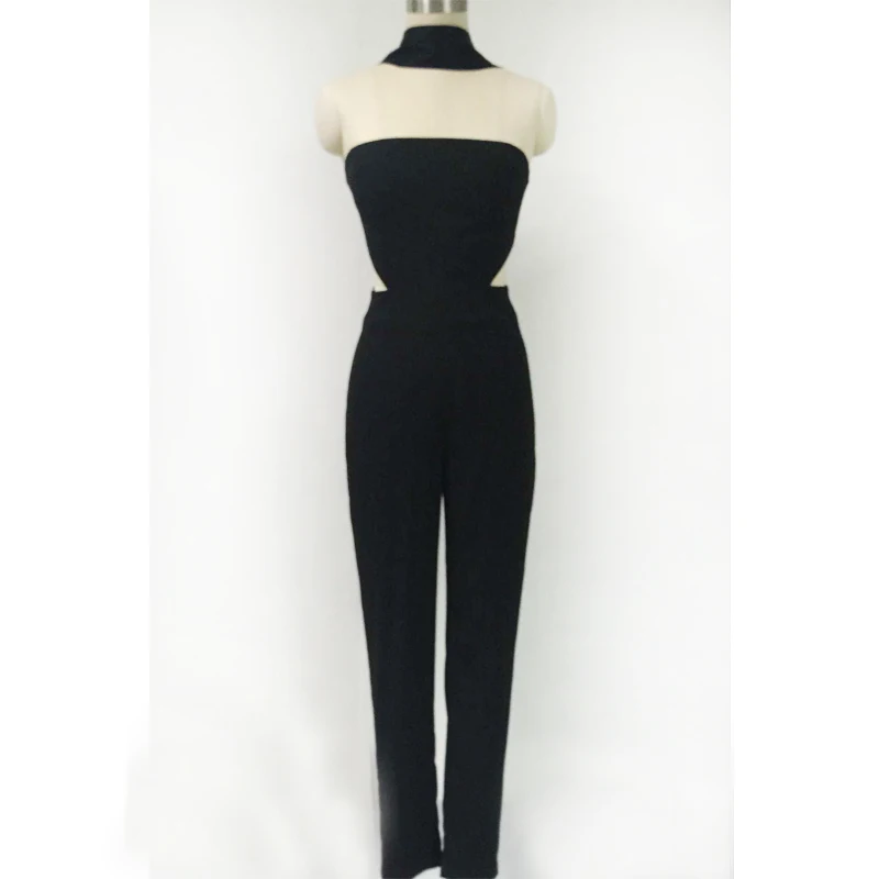Сексуальный длинный Шелковый комбинезон с лямкой на шее|halter jumpsuit|silk jumpsuitsexy halter