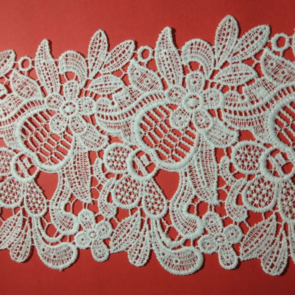 13 см ширина, вышитая кружевная молочная ткань, 13 ярдов, кружевные аксессуары, белая кружевная ткань с вышивкой, одежда, швейная ткань, кружевной материал
