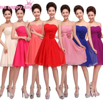 Женское платье подружки невесты фиолетовое или красное модель 2020 B1182 большого