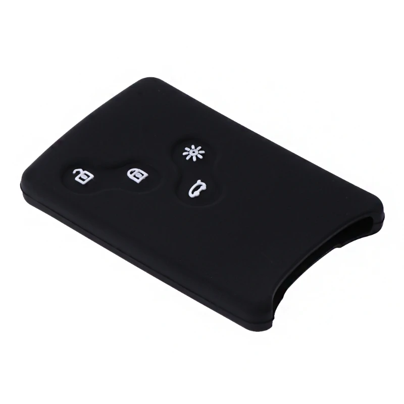 Силиконовый чехол для автомобильного ключа с 4 кнопками защитный Renault Clio Logan Megane 2 3