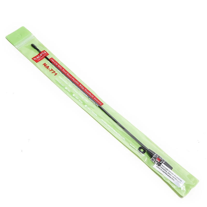 Антенна Nagoya NA-771 SMA-F Женский Dual Band VHF/UHF 144/430 МГц мягкая антенна для Baofeng UV-5R UV-82 BF-888S