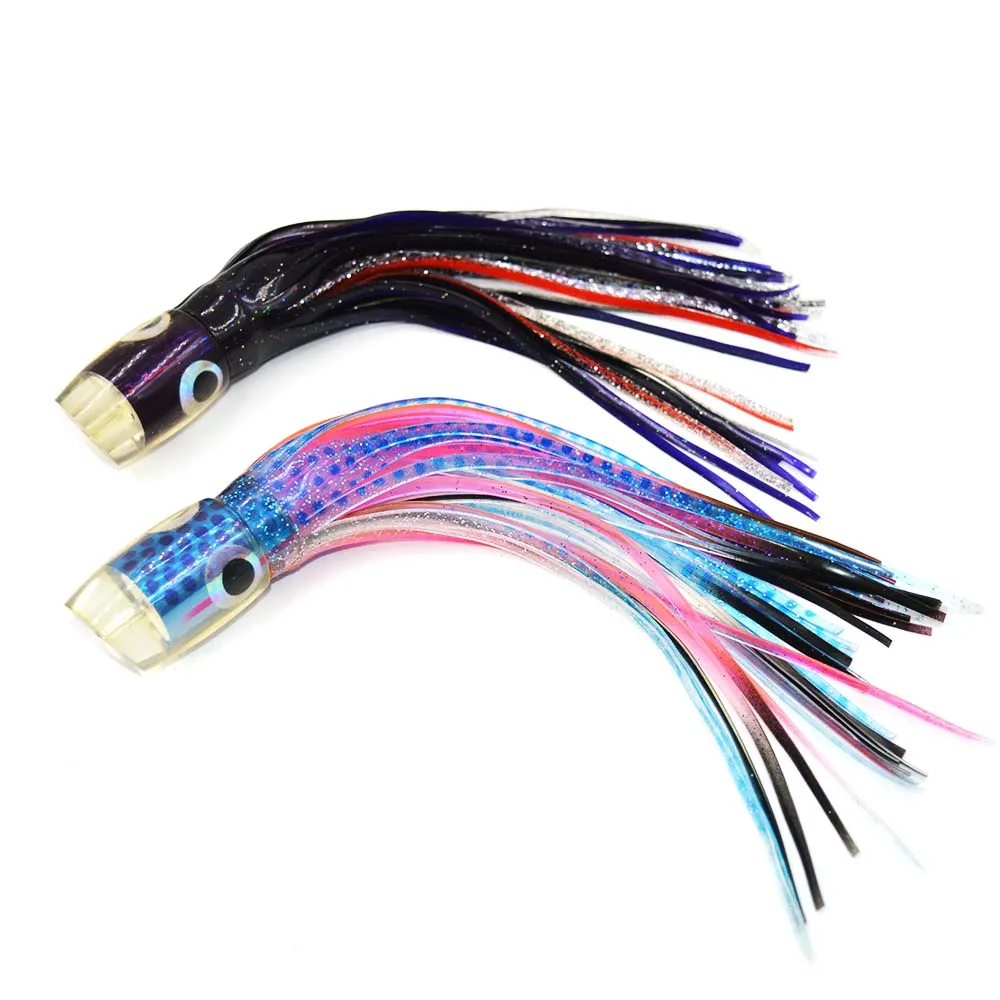 2 Шт. Большая Игра рыбалка троллинг приманки 10 дюймов 80 Г Смолы Голова Ведьмы