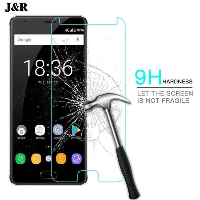 J & R 2 5 D 9H Премиум Закаленное стекло для Oukitel K8000 дюймов Защитная пленка