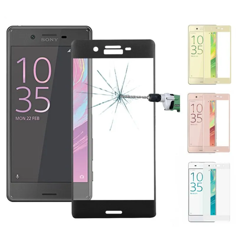 3D изогнутые для sony Xperia XA XA1 ультра XA2 плюс закаленное Стекло X Premium XZ XZ1 компактный XZ2