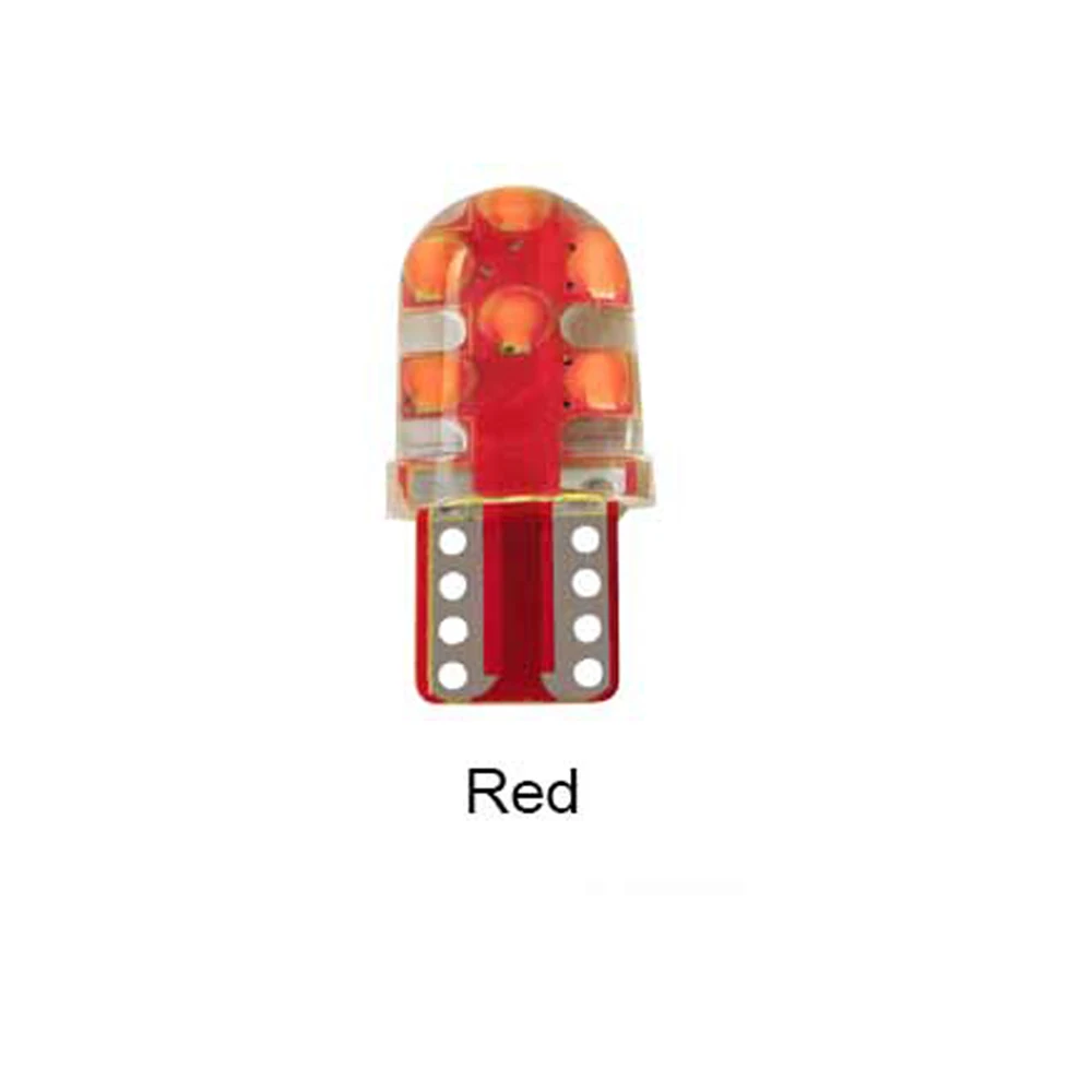 Red 2 шт. 4014 8SMD супер яркий T10 светодиодный W5W светодиодный автомобильный светильник для чтения, автомобильные габаритные лампы, клиновые габаритные лампы, автомобильный интерьерный светильник - Испускаемый цвет: Red