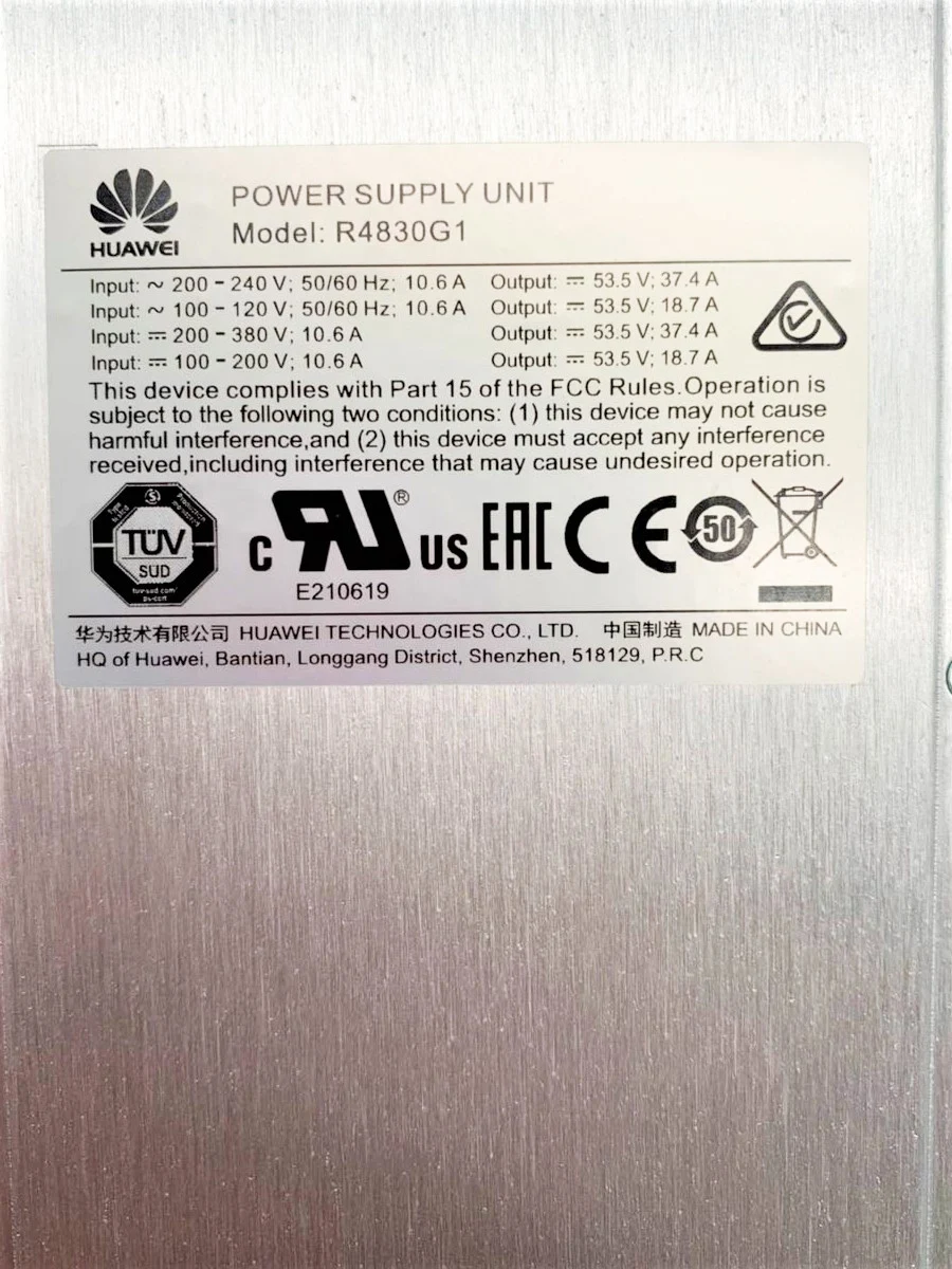 Новый источник питания R4830G1 2000W высокоэффективный выпрямитель 48 в 30 А