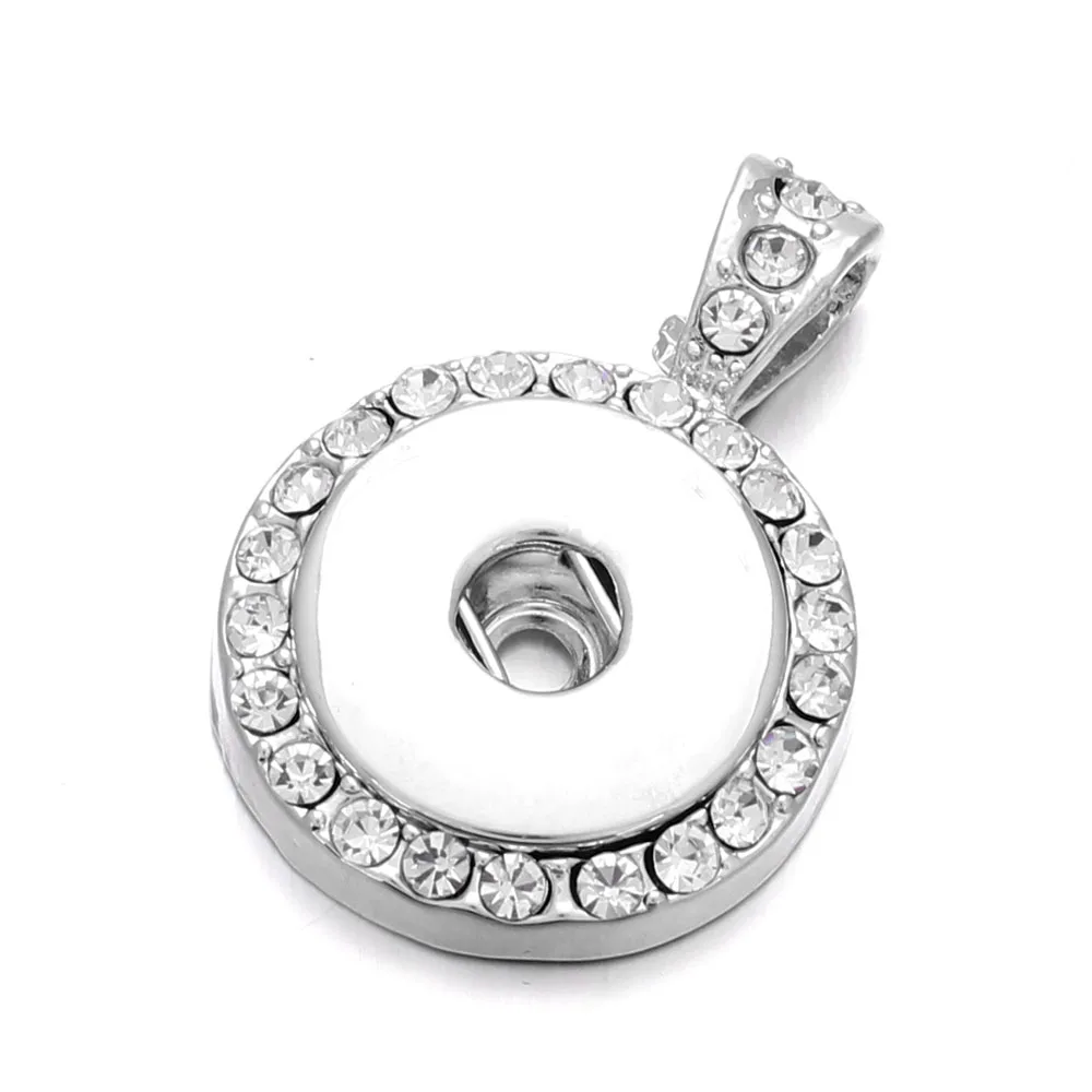 Горячая распродажа!|snap necklace|pendant silverround pendant |