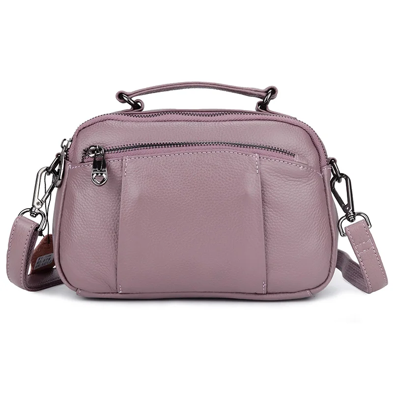 

Best Designer Green/Purple/Black/Blue/Red Color Women Messenger Bag Genuine Leather Shoulder Bags Fashion Lady Crossbody Purses