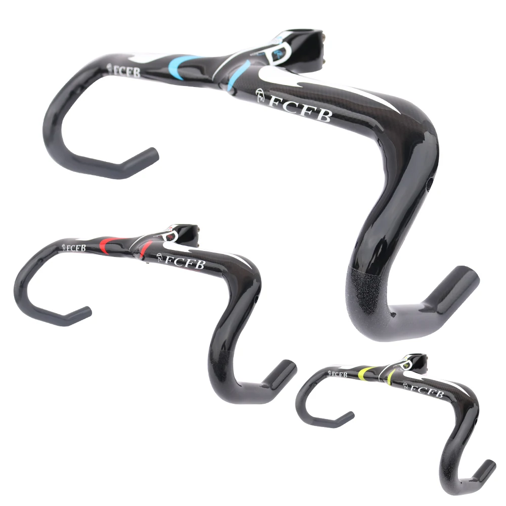 FCFB углеродный дорожный руль гоночный велосипед велосипеда Встроенный размер