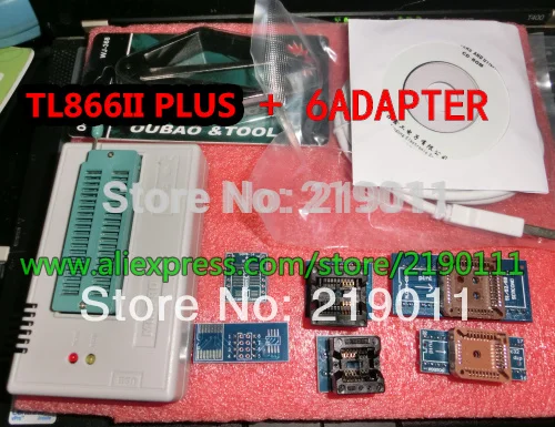 Универсальный программатор V7.03 TL866II PLUS с поддержкой более чем 15000 чипов USB 6 шт.