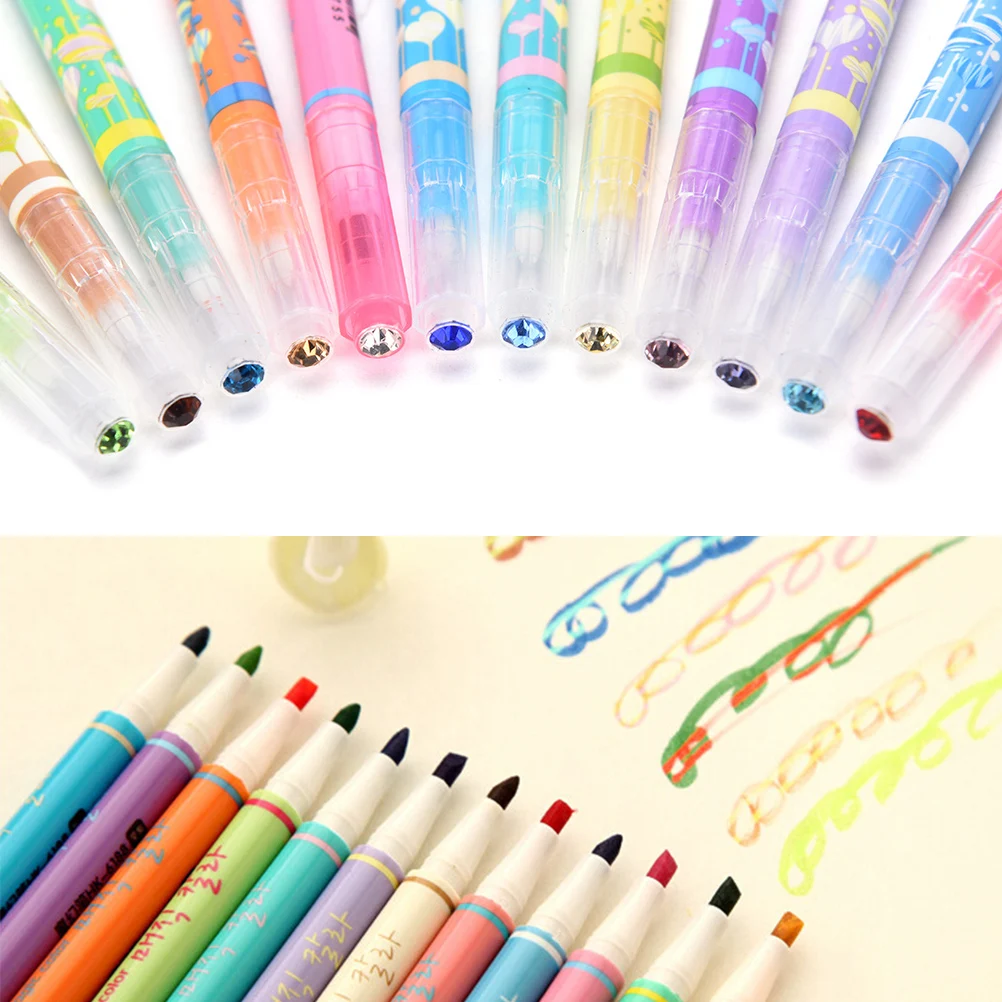 1 шт. меняющий магический цвет художественный маркер кавайные ручки канцелярский