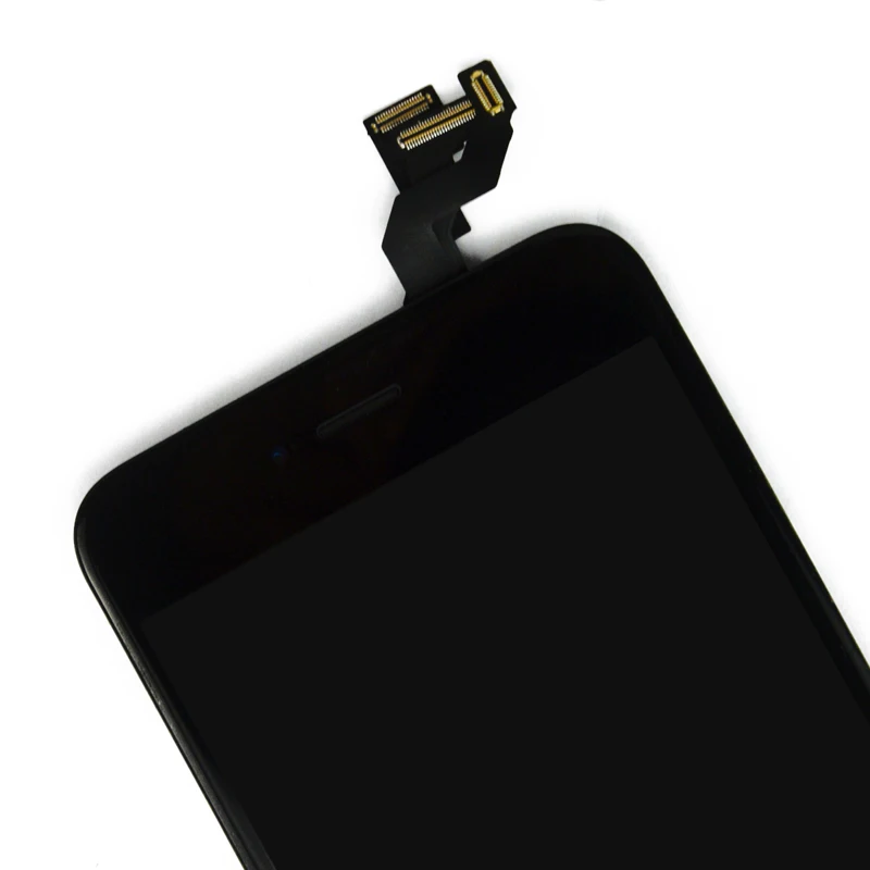 100 шт. полная замена ЖК-дисплея для iPhone 6 S plus ЖК-дисплей Главная Кнопка+ фронтальная камера+ 3D сенсорный экран дигитайзер сборка